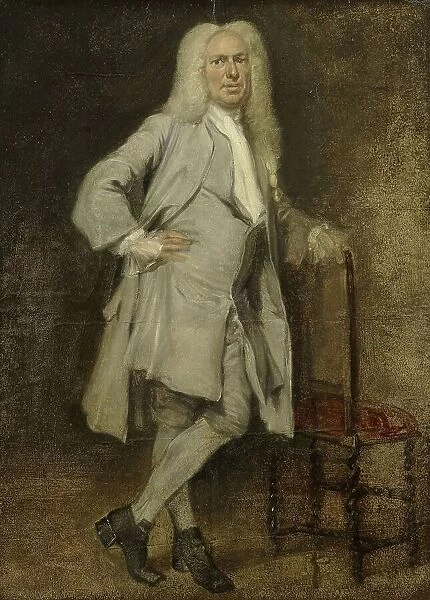 Portrait of Jan Lepeltak, Timber Merchant in Amsterdam, Patron of the Aalmoezeniersweeshuis Orphanag Creator: Cornelis Troost