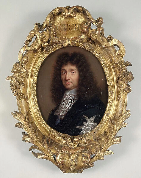Portrait de Jean-Baptiste Colbert (1619-1683), homme politique, c1665. Creator: Ecole Francaise