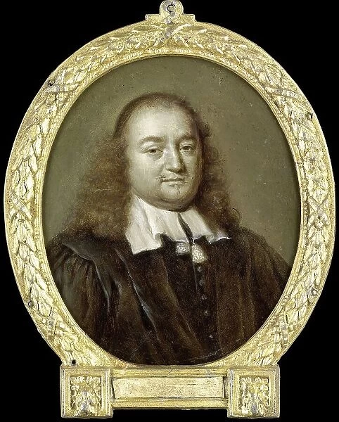 Portrait of Joannes Fredericus Gronovius, Philologist and Jurist, Professor in Leiden, 1732-1771. Creator: Jan Maurits Quinkhard