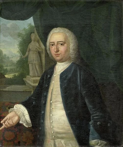 Portrait of Johan Willem Parker, Lord of Saamslag, Geersdijk, Wissekerke, Cats and Soelekerke, Burgo Creator: Jacob Jan Nachenius