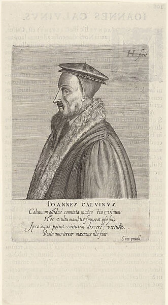 Portrait of John Calvin (1509-1564), 1599