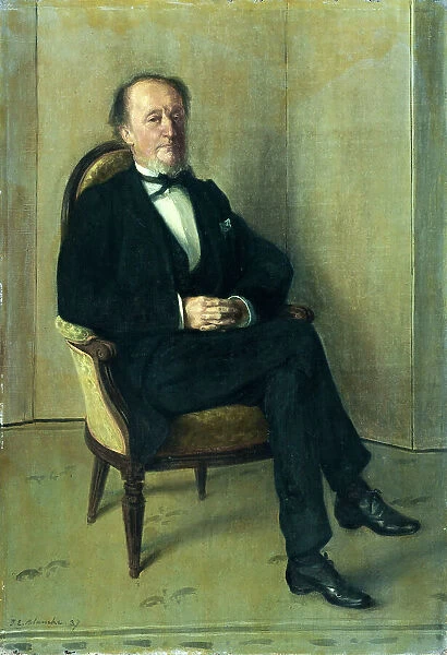 Portrait de John Lemoine, 1887. Creator: Jacques Emile Blanche