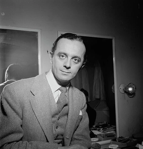 Portrait of Larry Adler, City Center, New York, N.Y. ca. Jan. 1947. Creator: William Paul Gottlieb