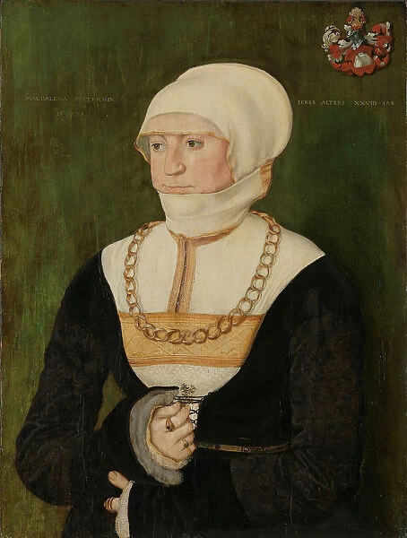 Portrait of Magdalena Pittrichin, 1528. Creator: Beham, Barthel (c. 1502-1540)