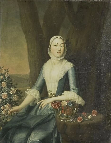 Portrait of Magdalena van Citters, Wife of Adriaen Isaac Hurgronje, c.1760. Creator: Unknown