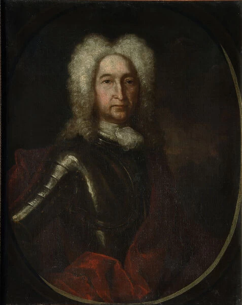 Portrait of Prince Ivan Alexeyevich Golitsyn (1658-1729), 1728. Artist: Matveyev, Andrei Matveyevich (1701-1739)