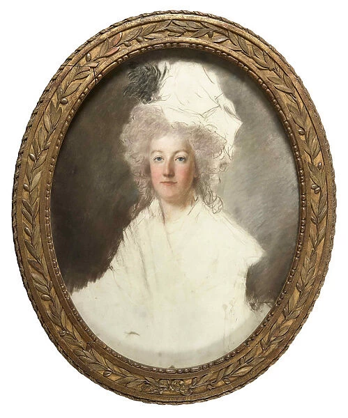 Portrait of Queen Marie Antoinette of France (1755-1793), 1791-1792. Creator: Kucharski