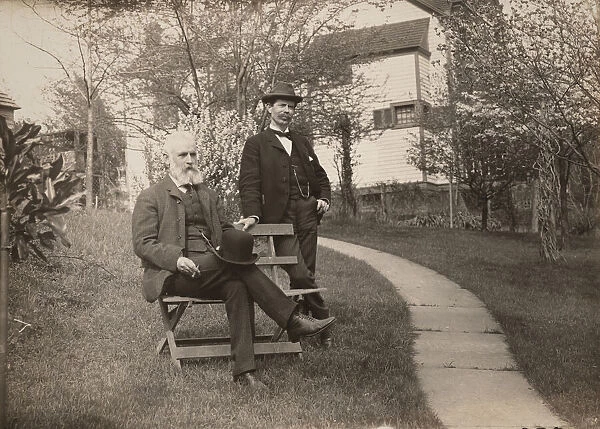 Portrait of Robert Ridgway (1850-1929) and William Brewster (1851-1919), 1890s