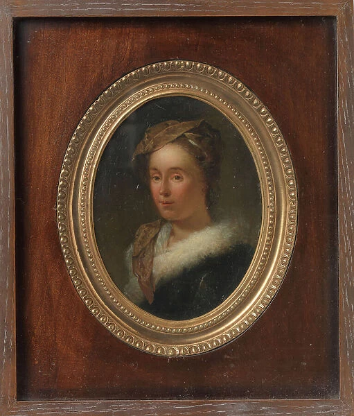 Portrait of Sara Stiermans, the Artist's Wife, 1750-1798. Creator: Dionys van Nijmegen