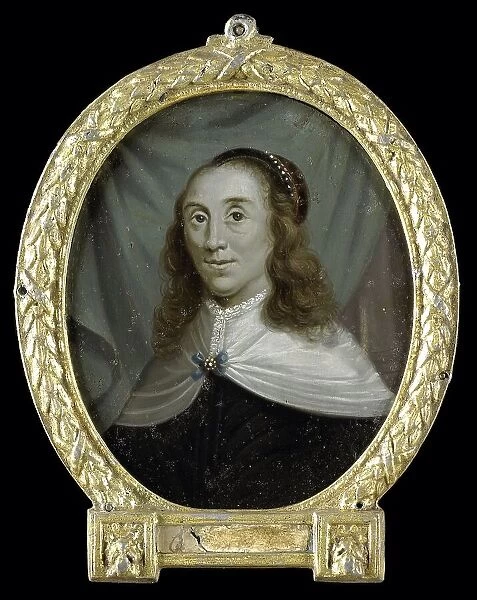 Portrait of Sibylle van Griethuysen, Poet in Groningen, 1700-1732. Creator: Arnoud van Halen