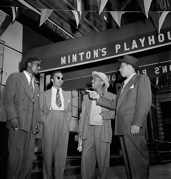 Portrait of Thelonious Monk, Howard McGhee, Roy Eldridge, and Teddy...Minton's Playhouse, N.Y. 1947 Creator: William Paul Gottlieb