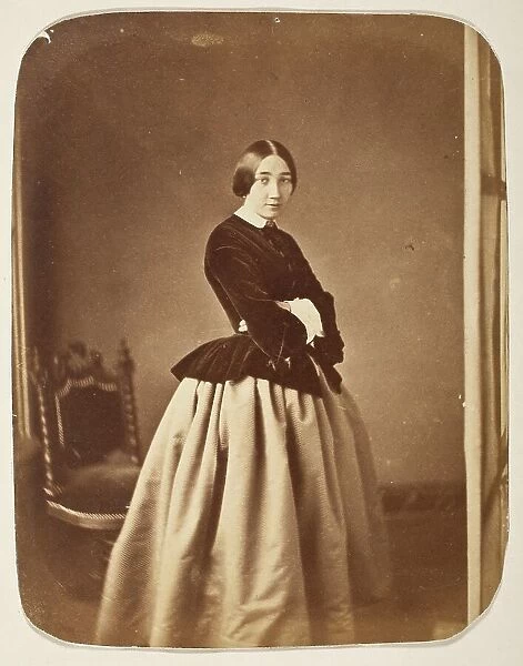 Portrait Of A Woman (image 1 of 3), Printed 1860s. Creator: Unknown