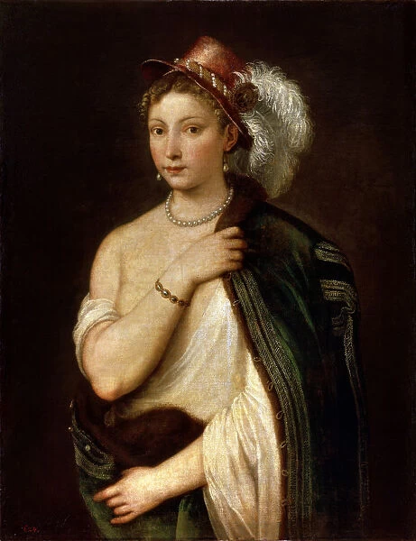 Portrait of a Young Woman, c1536. Artist: Titian
