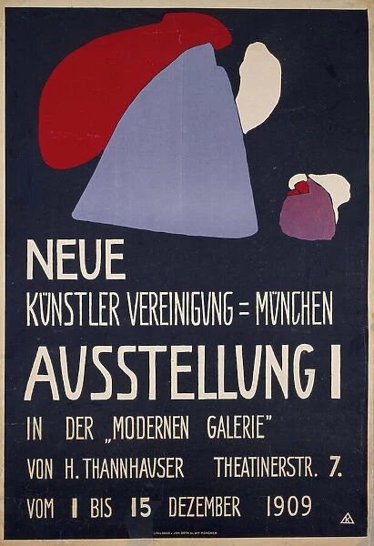 Poster for the 1st Exhibition of the Neue Künstlervereinigung München... 1909