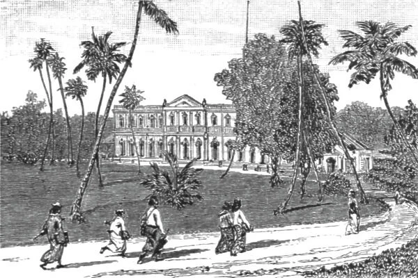 The Prince of Wales College, Morottos, Ceylon, 1891. Creator: LK van Dort