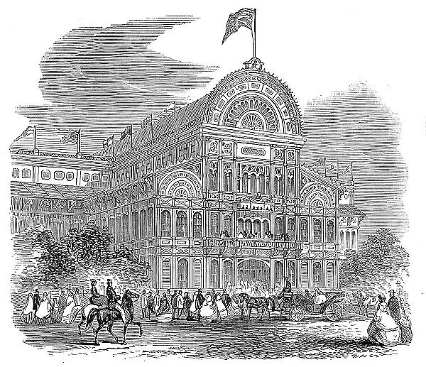 The Prince of Wales at Montreal - The Crystal Palace, opened by His Royal Highness, August 25, 1860. Creator: Unknown