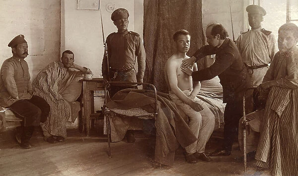 In the Prison Infirmary, 1906-1911. Creator: Isaiah Aronovich Shinkman
