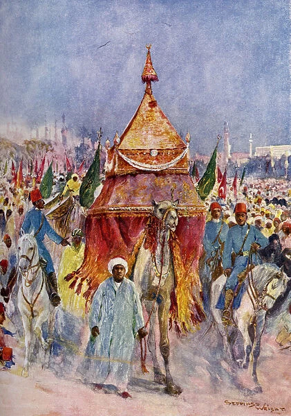 The procession of the Mahmal, Cairo, Egypt