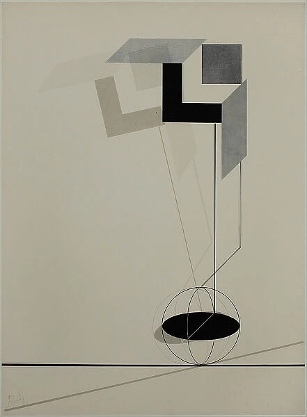 Proun. Kestnermappe, 1923. Creator: Lissitzky, El (1890-1941)