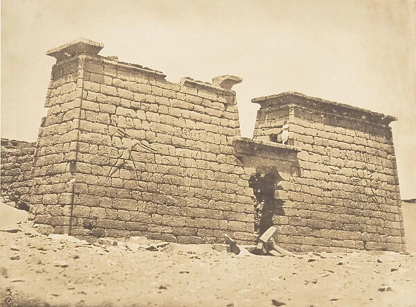 Pylones du Temple de Sebona, April 3, 1850. Creator: Maxime du Camp