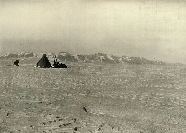 The Queen Alexandra Range Photographed on the way down the Glacier, c1908, (1909)