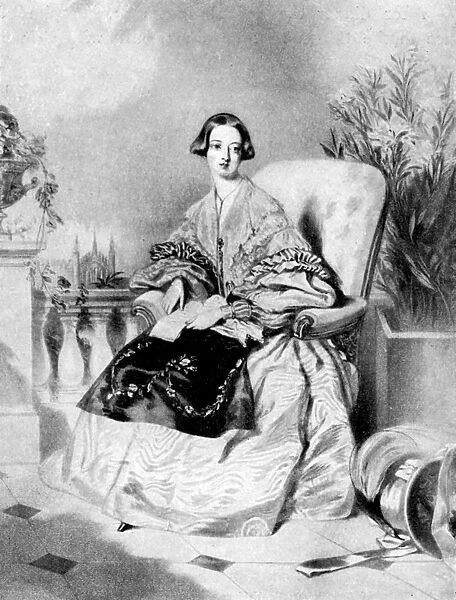 Queen Victoria, 1838. Artist: Alfred Chalon