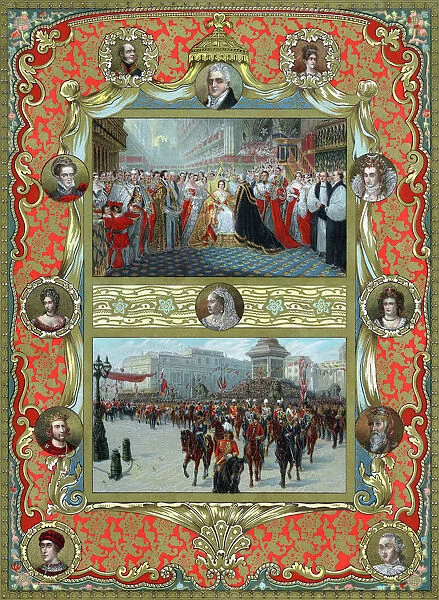 Queen Victorias coronation, 1837 and Golden Jubilee, 1887