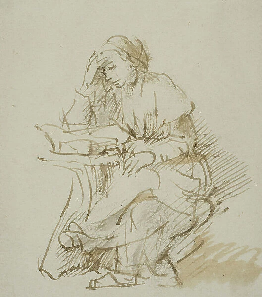Reading young woman. Creator: Rembrandt Harmensz van Rijn