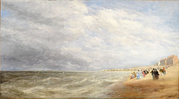 Rhyl Sands, 1855. Creator: David Cox the elder