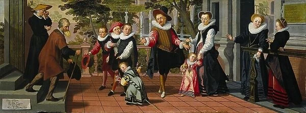 Rich Children, Poor Parents, 1599. Creator: Aert Pietersz