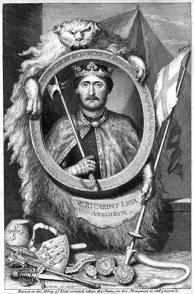 Richard I, King of England. Artist: George Vertue