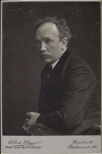 Richard Strauss, German composer, late 19th or early 20th century. Artist: Albert Meyer