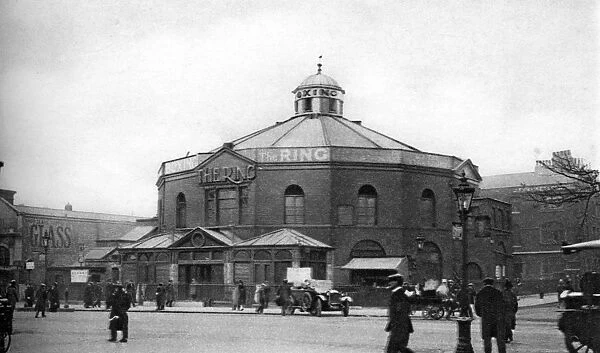The Ring, boxing venue near Blackfriars Road, London, 1926-1927