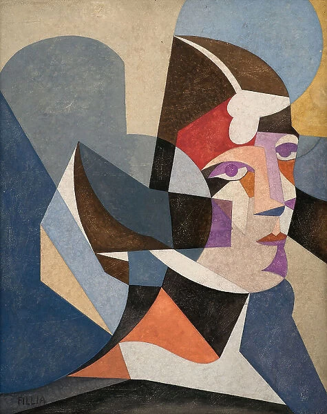 Ritratto della Signora Colombo, 1925. Creator: Fillia, (Luigi Colombo) (1904-1936)