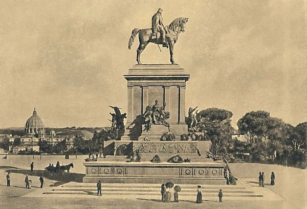 Roma - Janiculum Hill - Monument to Garibaldi, by Emilio Gallori, 1895, 1910