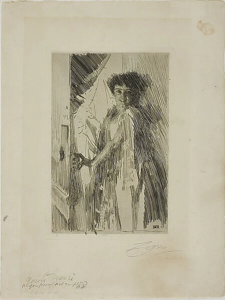 Rosita Mauri, 1889. Creator: Anders Leonard Zorn