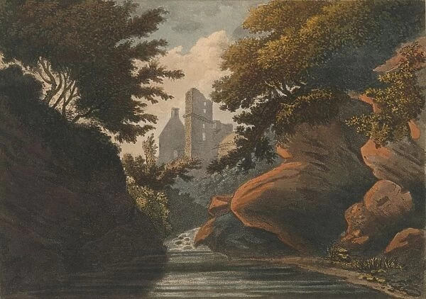Rosline Castle, 1800. Creator: M Merigot