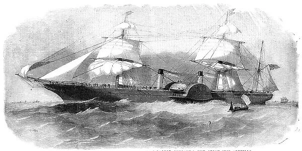 The Royal British and North American Mail-Packet Company's New Steam-Ship 'Persia', 1856. Creator: Smyth. The Royal British and North American Mail-Packet Company's New Steam-Ship 'Persia', 1856. Creator: Smyth