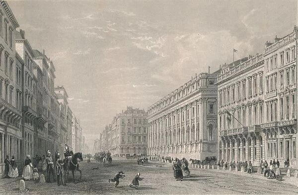 Rue du Chapeau Rouge, Bordeaux, mid 19th century. Creator: Henry Adlard