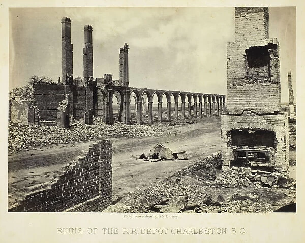 Ruins of the R. R. Depot Charleston, S. C. 1865. Creator: George N. Barnard