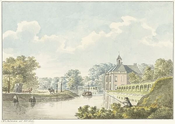 The Rupelmonde house on the Vecht, 1754-1820. Creator: Hermanus Numan