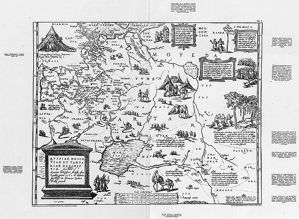 Russiae, Moskoviae et Tartariae descriptio, 1562. Creator: Anthony Jenkinson