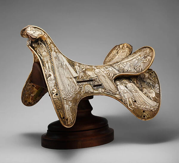Saddle, Central European, ca. 1400-1420. Creator: Unknown