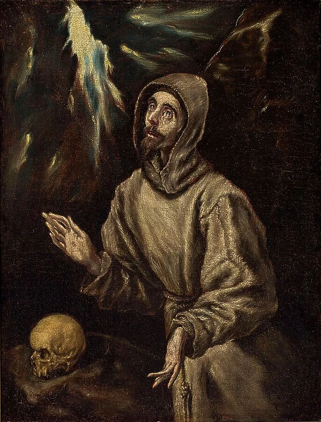 Saint Francis receiving the Stigmata, 1600. Creator: El Greco, Dominico (1541-1614)