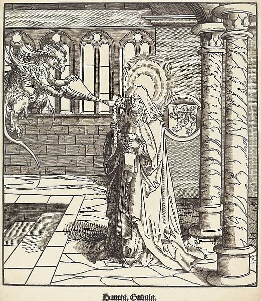 Saint Gudula, 1516 / 1518. Creator: Leonhard Beck