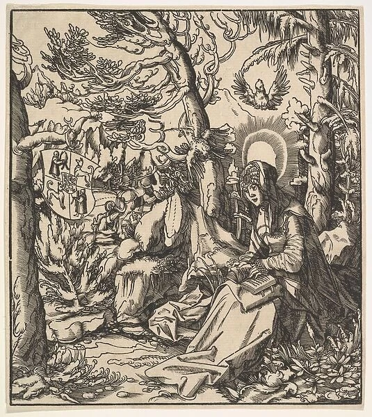 Saint Ita (of Toggenburg), from the Habsburg Saints, 1516-18. Creator: Leonhard Beck