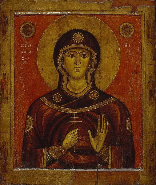 Saint Juliana, Early 13th cen Artist: Russian icon