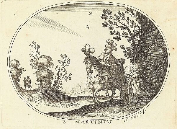 Saint Martin and the Beggar. Creator: Balthasar Moncornet