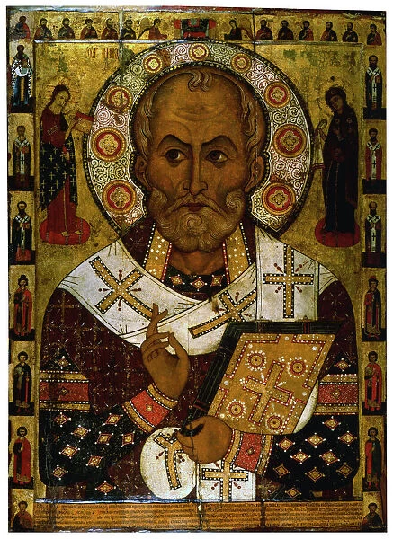 Saint Nicholas of Lipna, 1294. Artist: Alexa Petrov