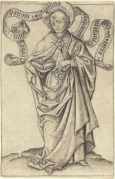 Saint Peter, c. 1450 / 1460. Creator: Master ES